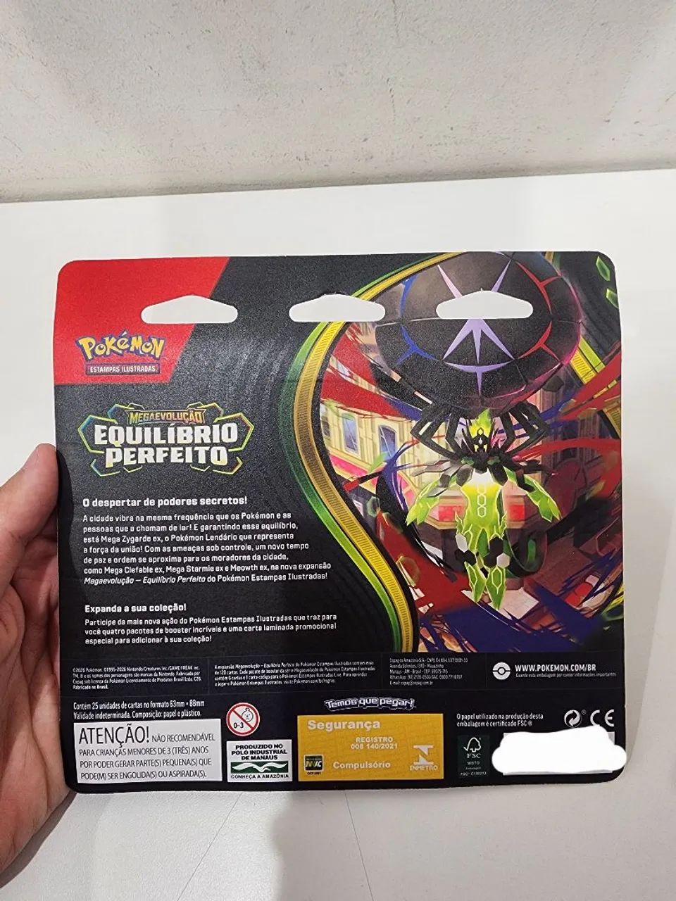 Original Blister Quádruplo Equilíbrio Perfeito Copag Pokémon  - Foto 2