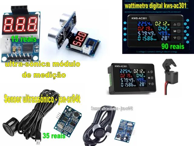 arduino Sensor ultrassônico - jsn-sr04t - Foto 4