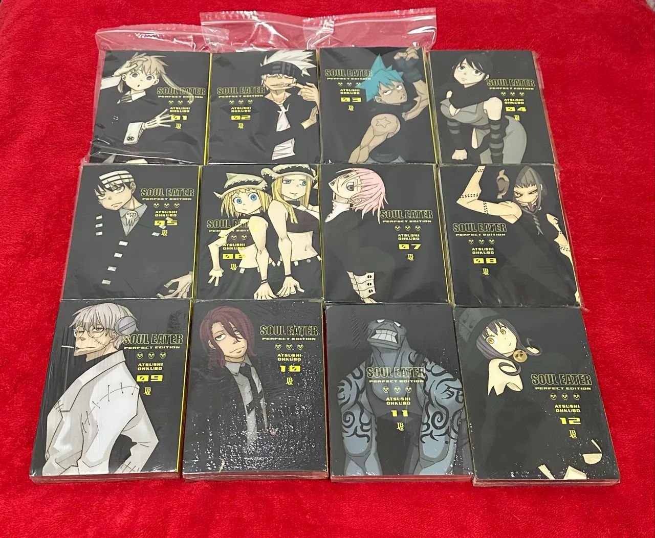 Lote 12 mangás de Soul Eater - Perfect Edition - Livros e revistas