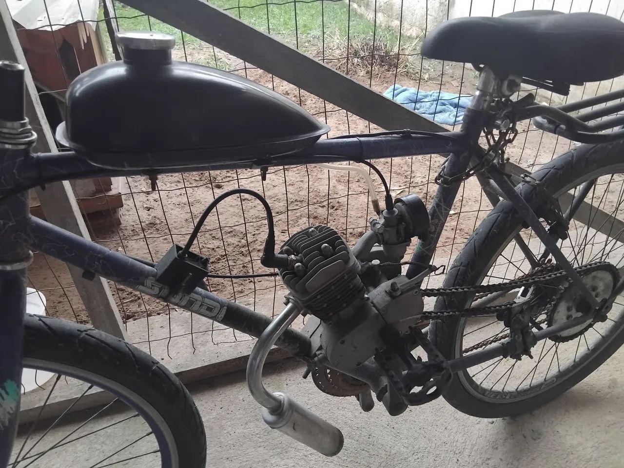 Bicicleta motorizada 80cc - Foto 2