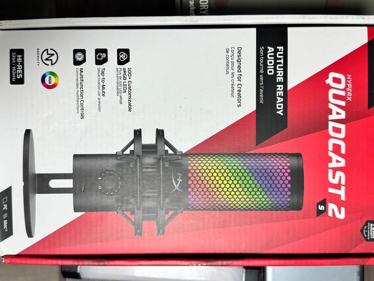 Microfone HyperX QuadCast 2 S RGB USB - Foto 2
