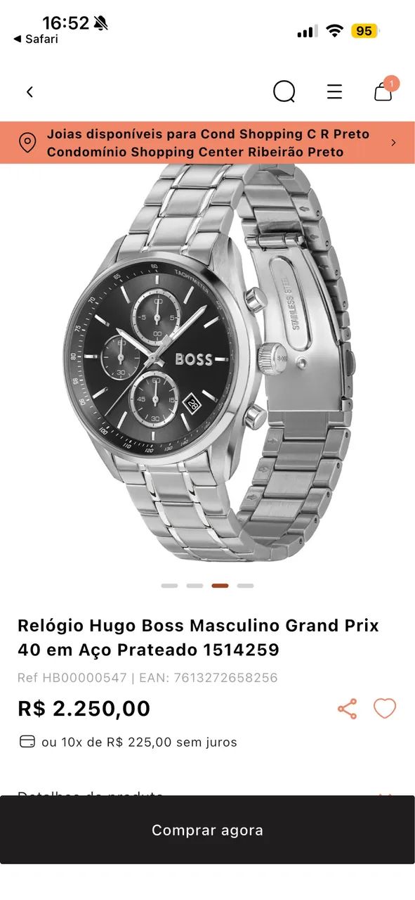 Relogio Hugo Boss