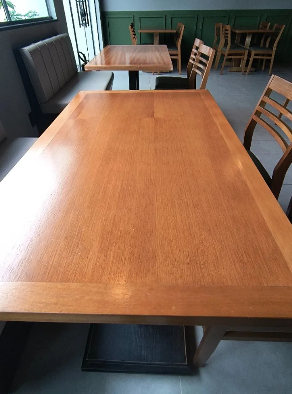 OPORTUNIDADE: Lote Profissional de Móveis para restaurantede Madeira DellaBruna - Foto 4