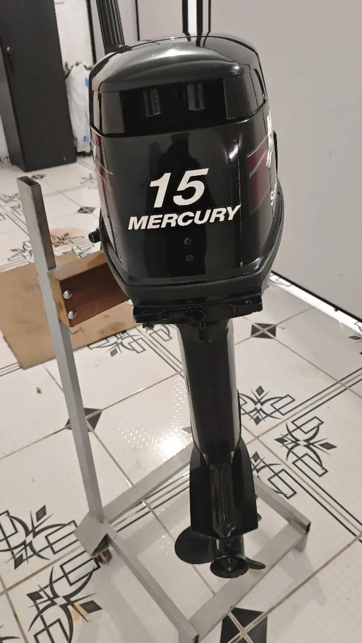 Motor de popa Mercury 15hp SUPER - Foto 2