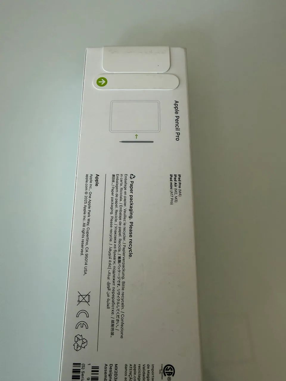 Apple Pencil Pro Original Apple Novo Na Caixa - Foto 3