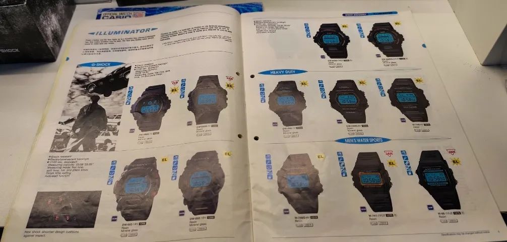 Catálogo de Relógios Casio - 1994 Semestre 2 - Em inglês - 46 Páginas - Raríssimo - Foto 2