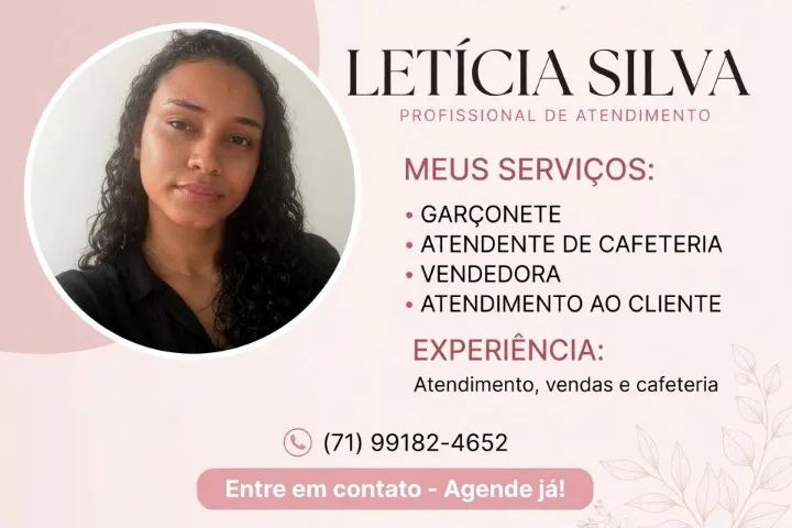 Atendente com experiência 