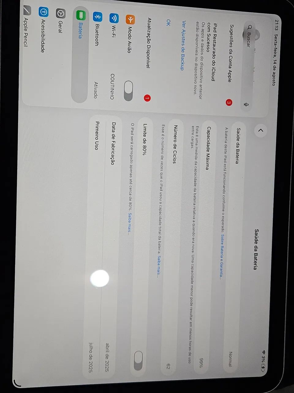 Ipad A16 11ª geração 128GB - Foto 4