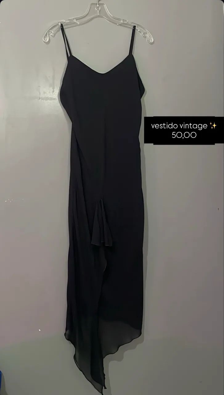 vestido preto vintage