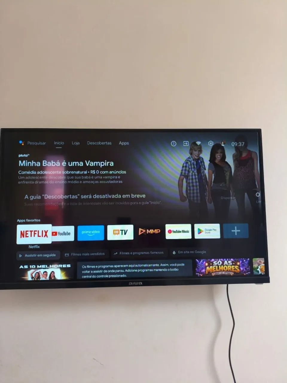 Televisao smart aiwa 32" android versão 14