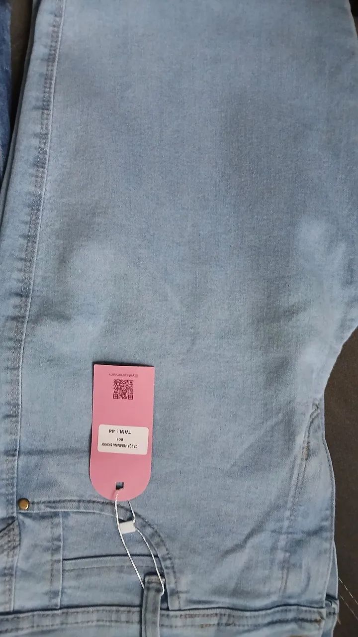Roupa nova na etiqueta