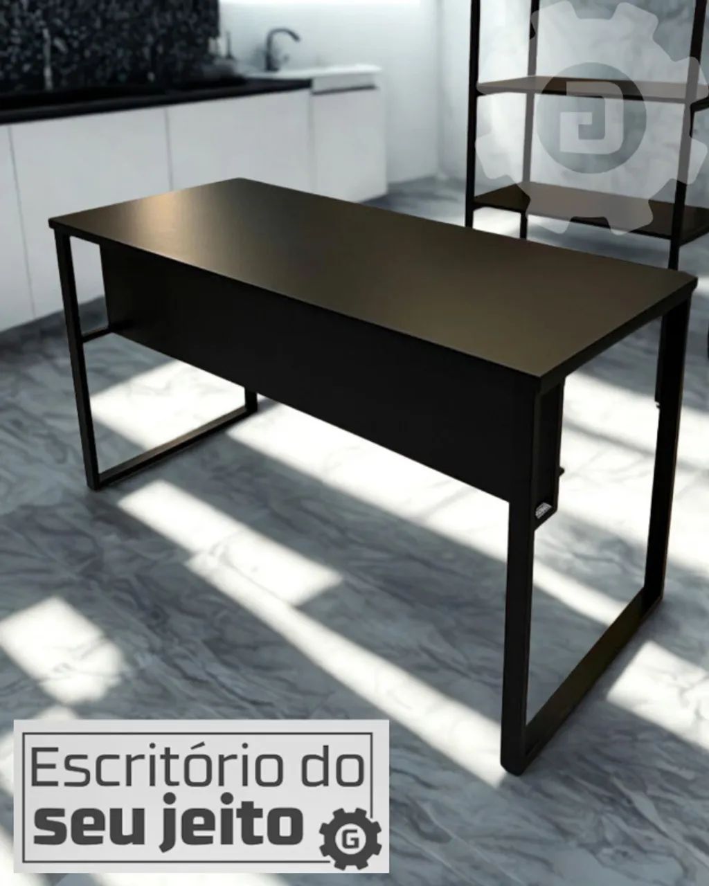 Mesa Industrial Reforçada 1,1m NOVA Multiuso para Computador Notebook Estudo Escritório