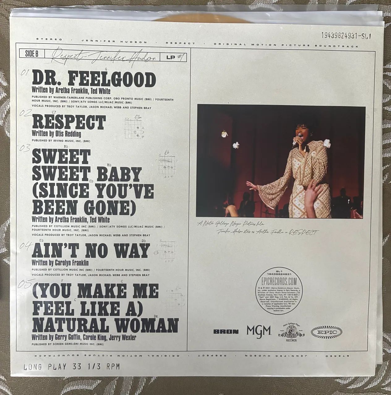 Respect - Exclusive Limited Edition Metallic Gold Viny - Foto 2