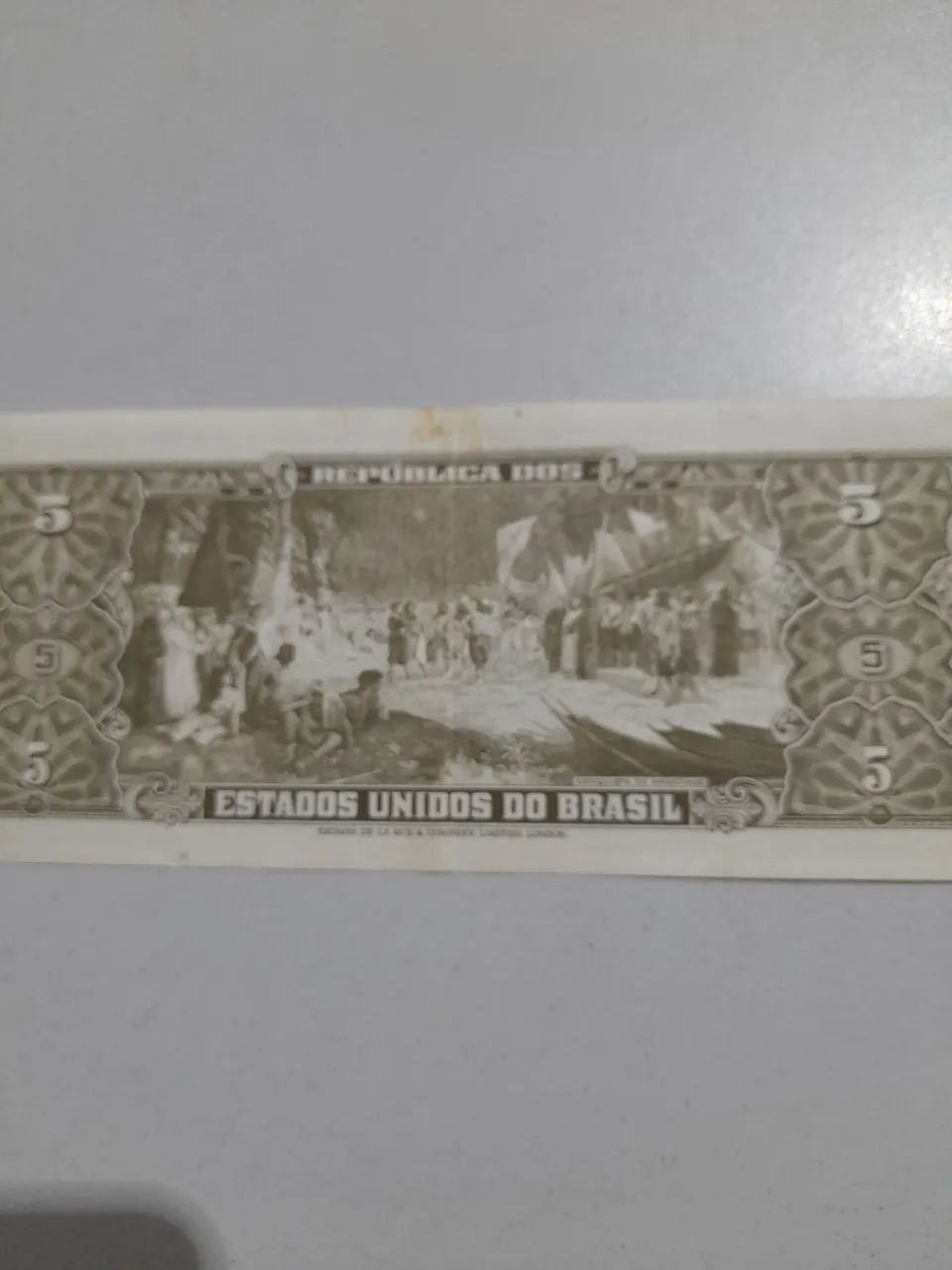 Cédula 5 Cruzeiros  - Foto 2
