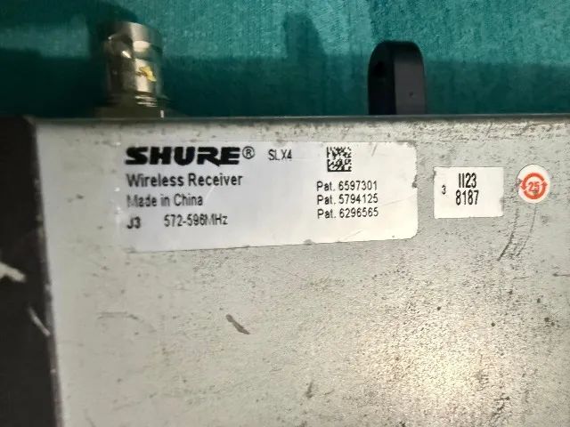 Microfone SHURE - SLX4  - Foto 2