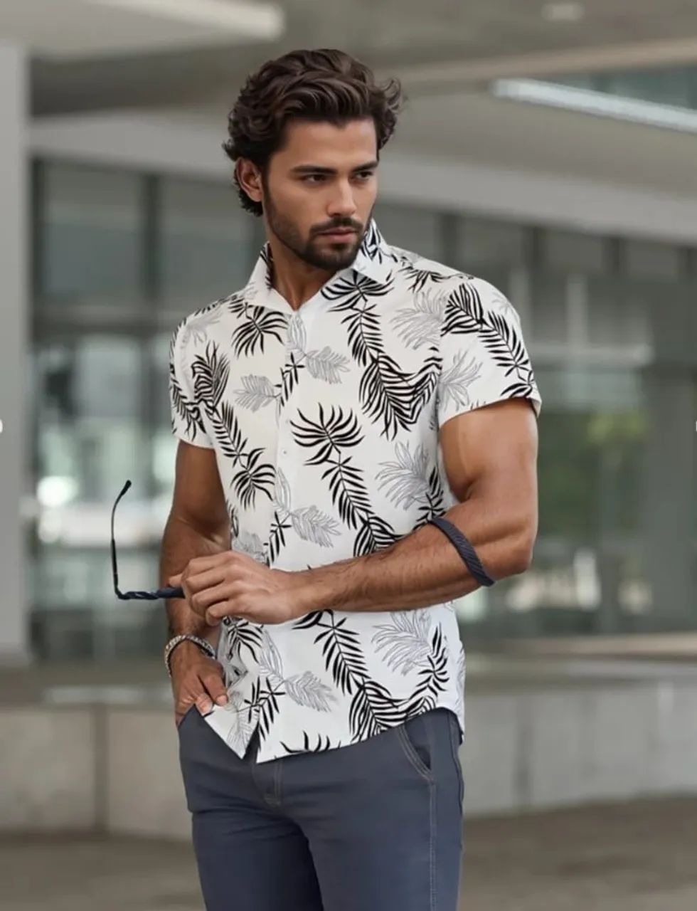 Camisa Estampada Viscose - Foto 2