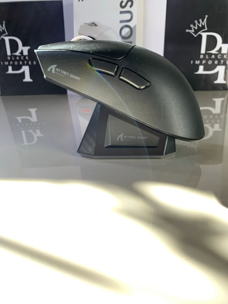 Mouse Gamer Attack Shark X11 - Sem Fio, Bluetooth e Base de Carregamento - Foto 2