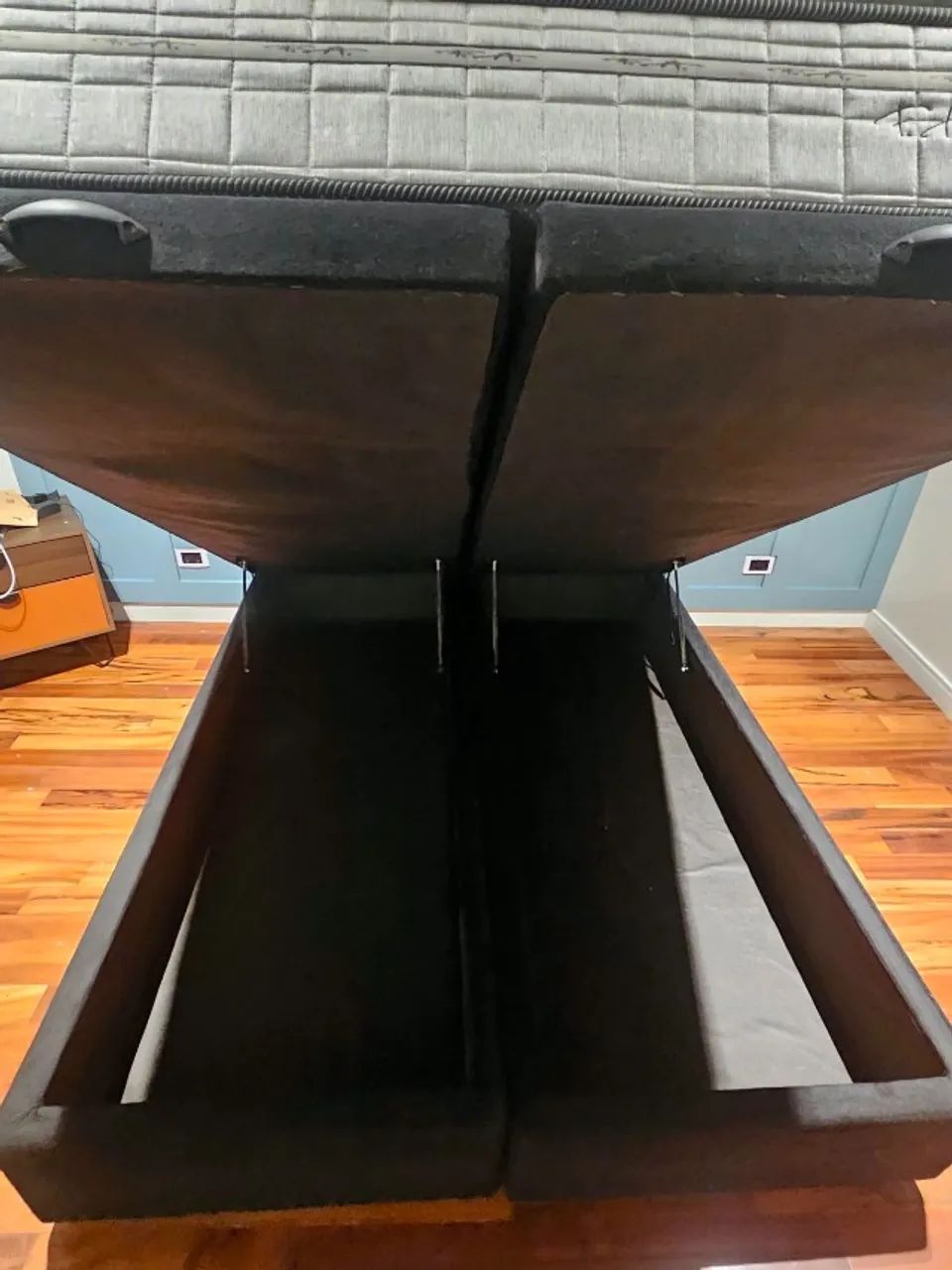 Cama Queen: Colchão + Box Baú - Foto 2