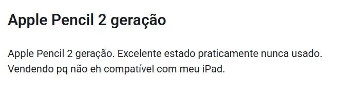 Apple Pencil 2ª Geração  - Foto 2