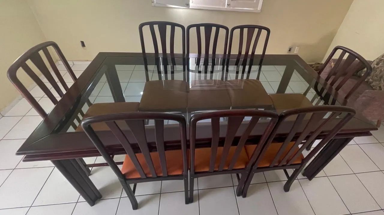 Mesa de jantar mais 8 cadeiras! - Foto 5