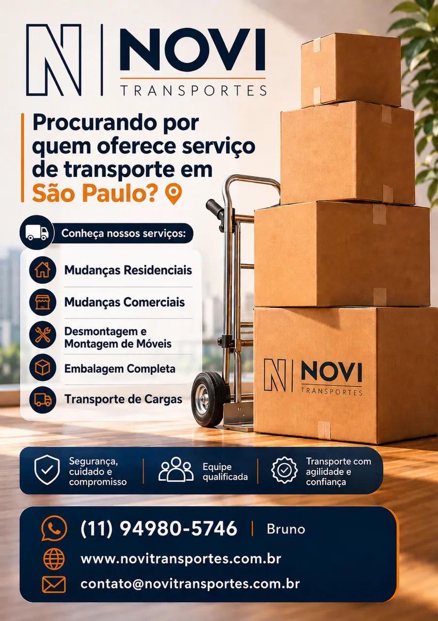 Mudanças / Fretes / Carretos em São Paulo 
