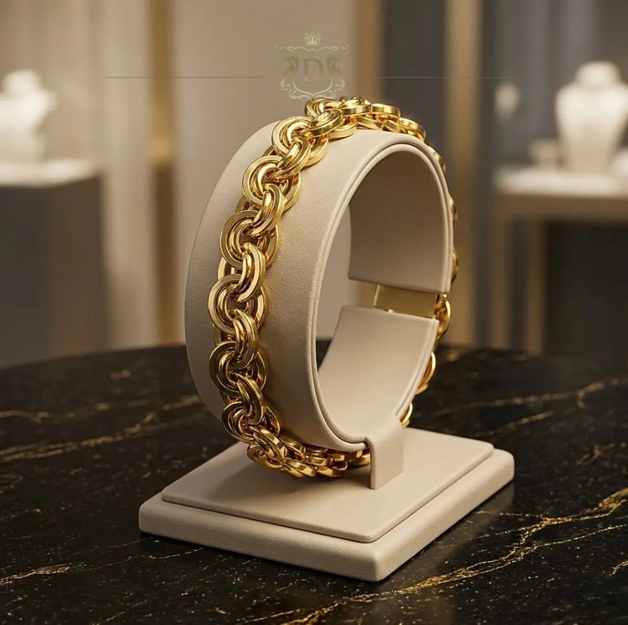 Pulseira Imperador em Ouro 18K 750 - Foto 2