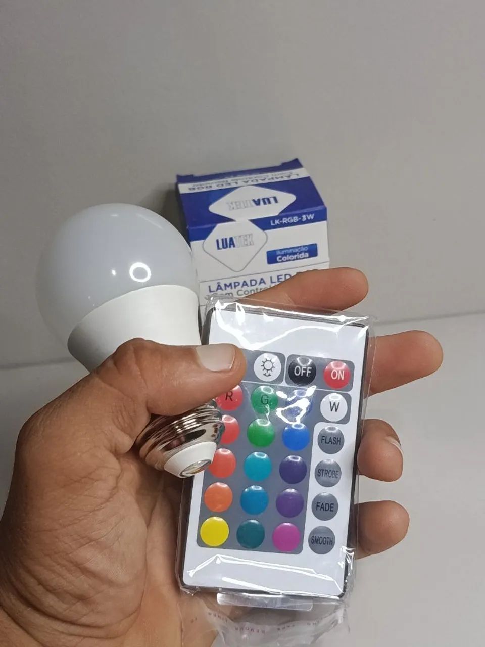 Lâmpada RGB com Controle - Oferta! - Foto 2
