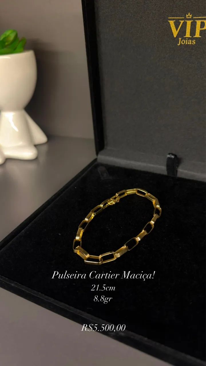 Pulseira Cartier Maciça ?