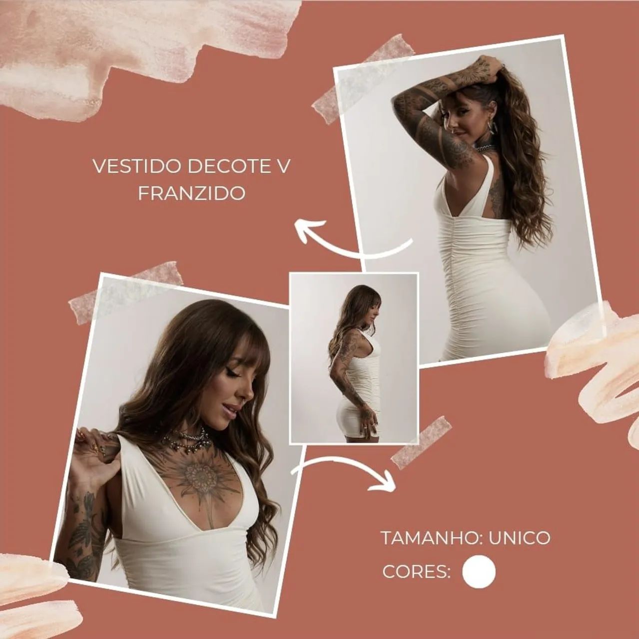 vistidos na moda tamanho P e M - Foto 5
