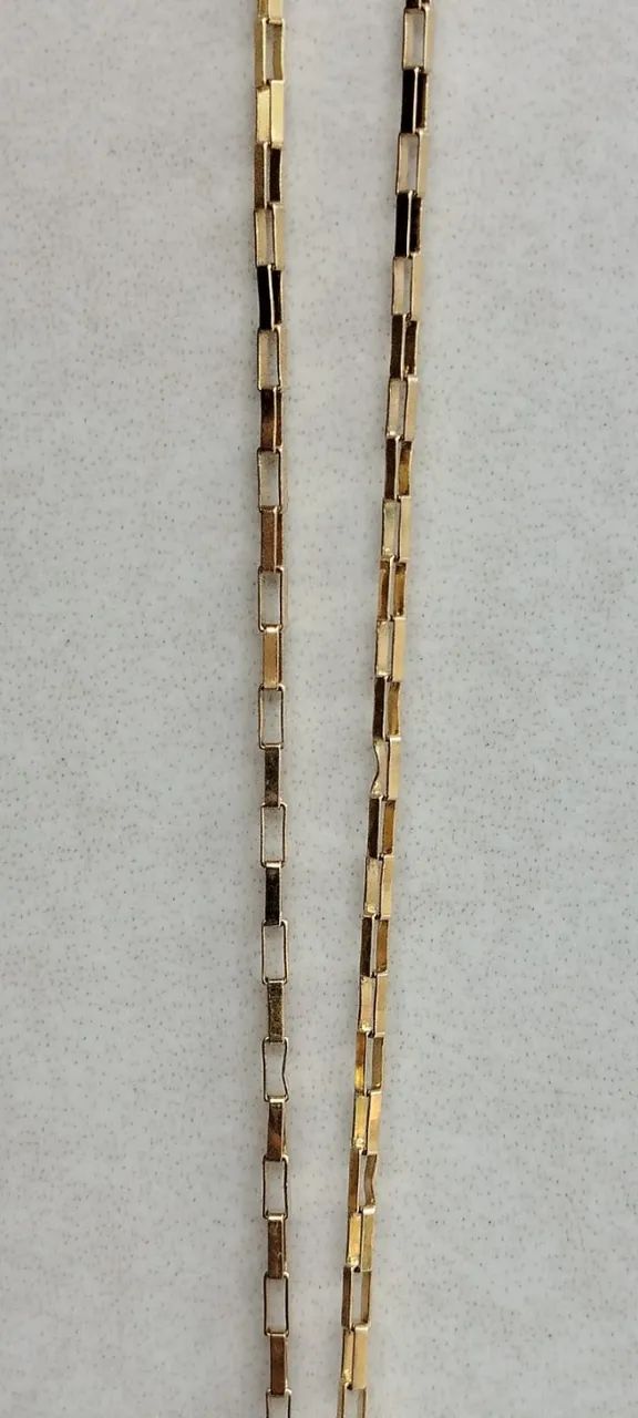 Corrente ouro 18k, (sem pingente )- 49 cm - Foto 4
