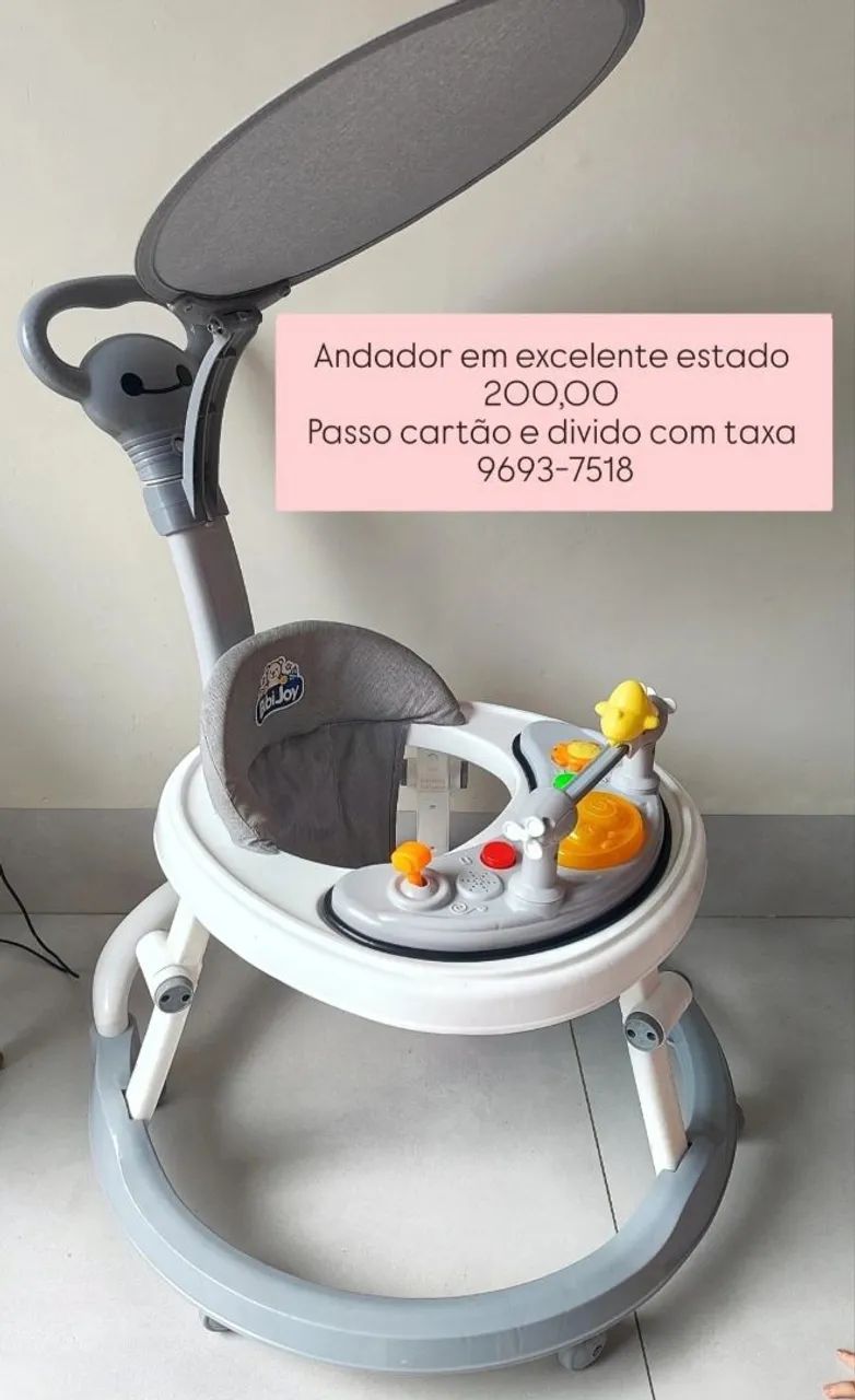 Andador de bebê super conservado 