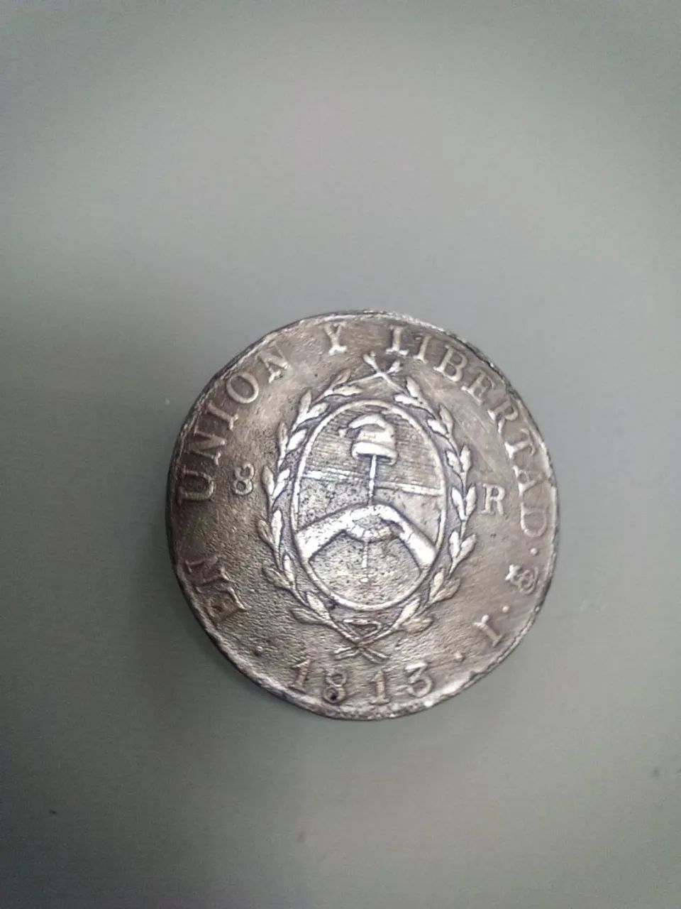 Moeda 8 Reales Argentina  leia o anúncio! - Foto 2
