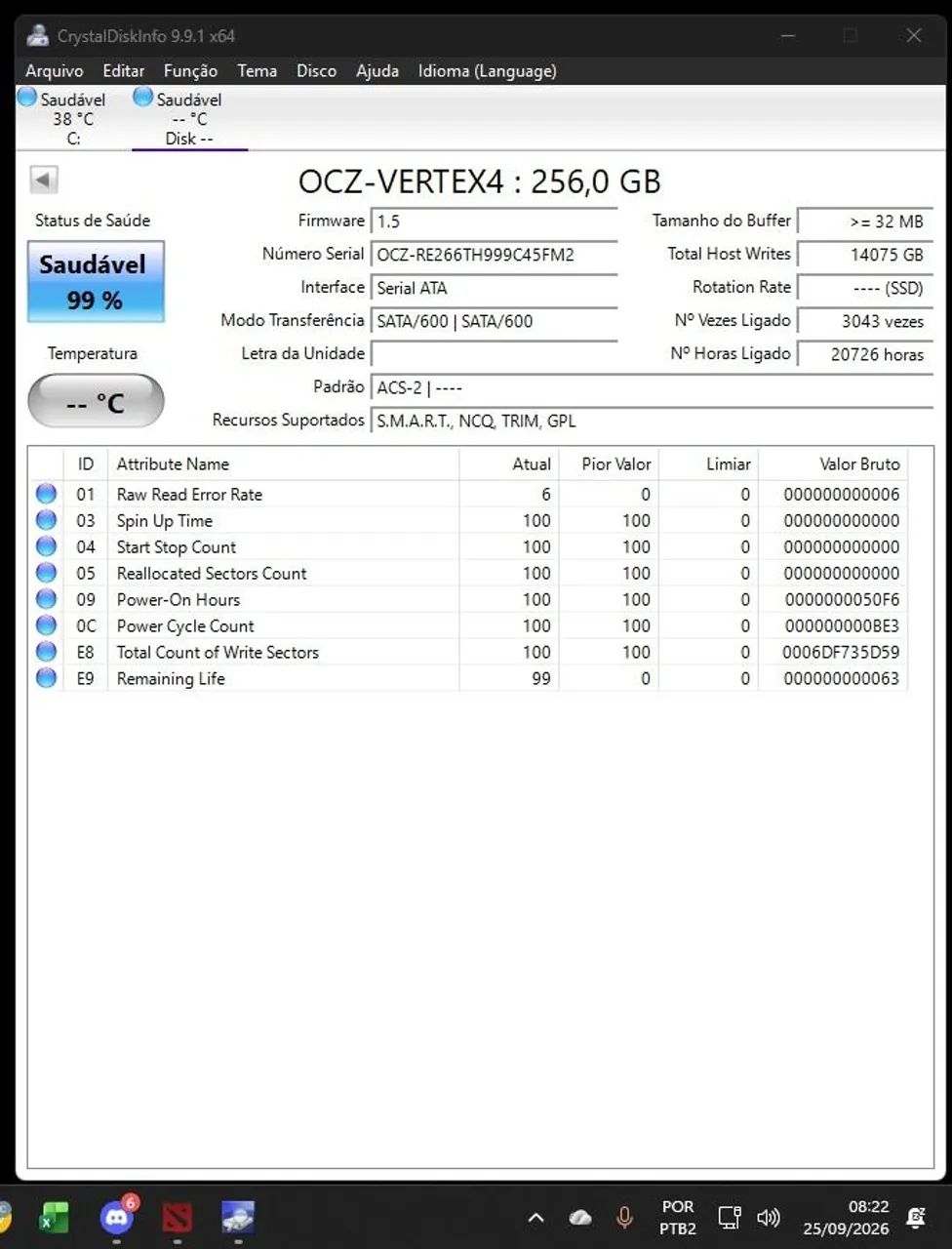 SSD 256 GB Otimo - Foto 5