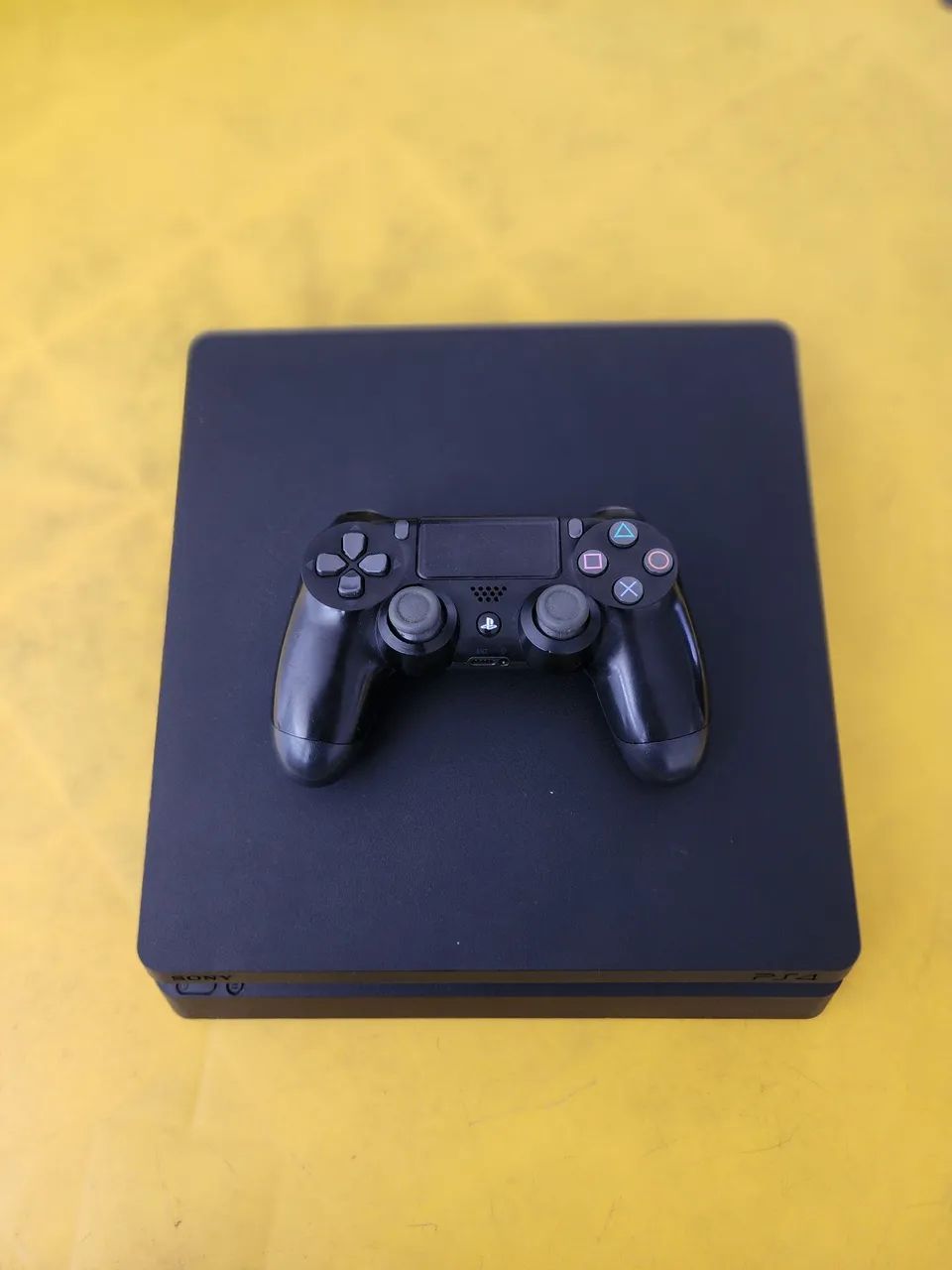 PS4 SLIM + CONTROLE ORIGINAL   - Foto 3