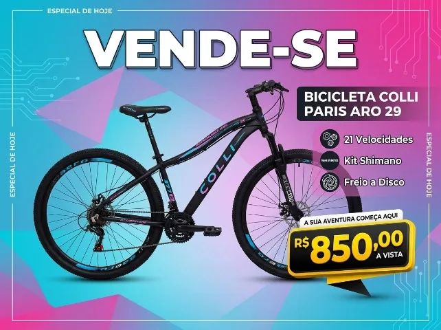 Bicicleta Colli Paris Aro 29
