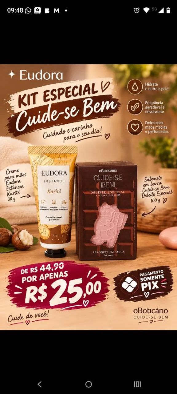 Produtos oboticário 