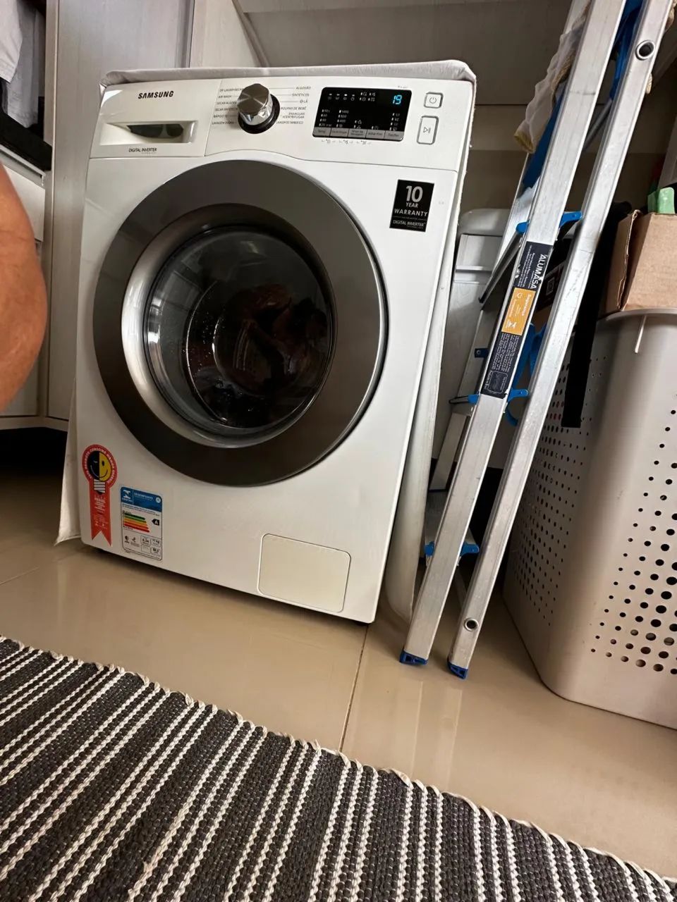 Lava e seca Samsung