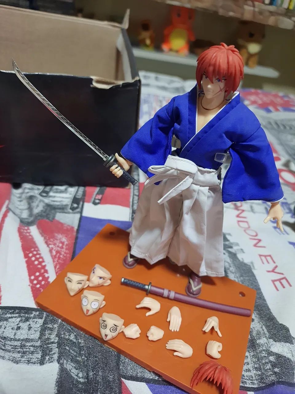 その他 shumi-arts kenshin V2 Action Figure Kenshin Himura Battousai Versão 2 - Samurai X - Cubo