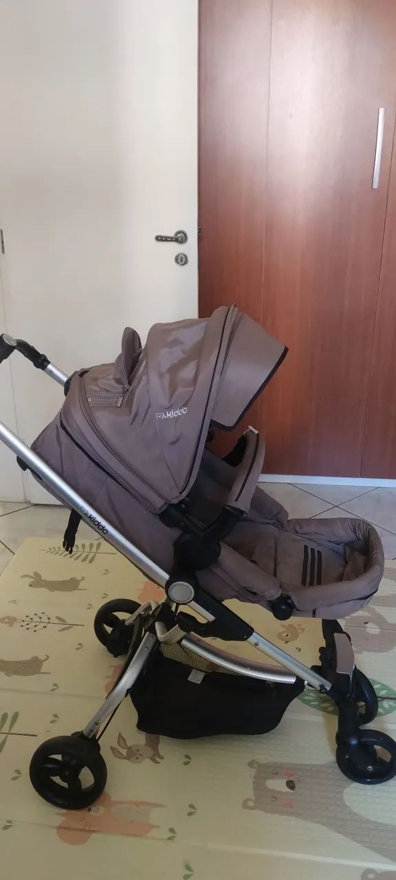 (Combo) Carrinho de bebê + bebê conforto Kiddo  - Foto 4