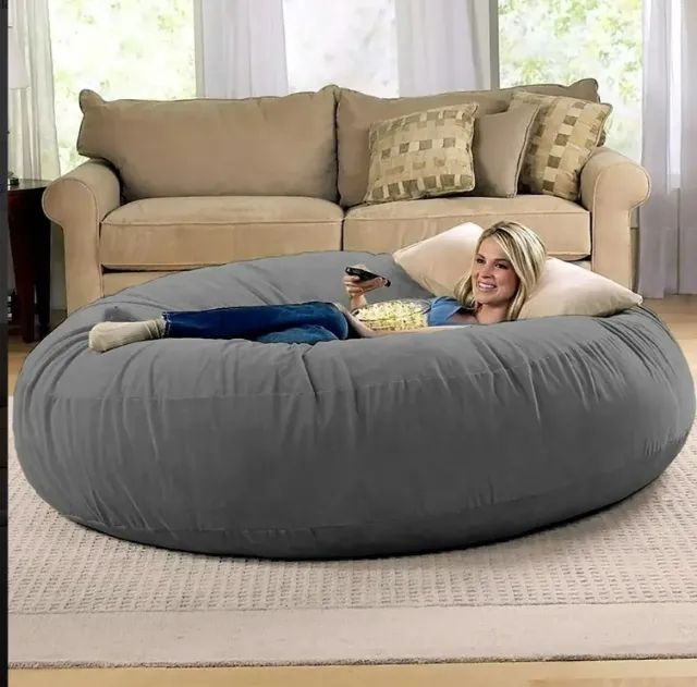 Puff gigante redondo casal - Foto 4