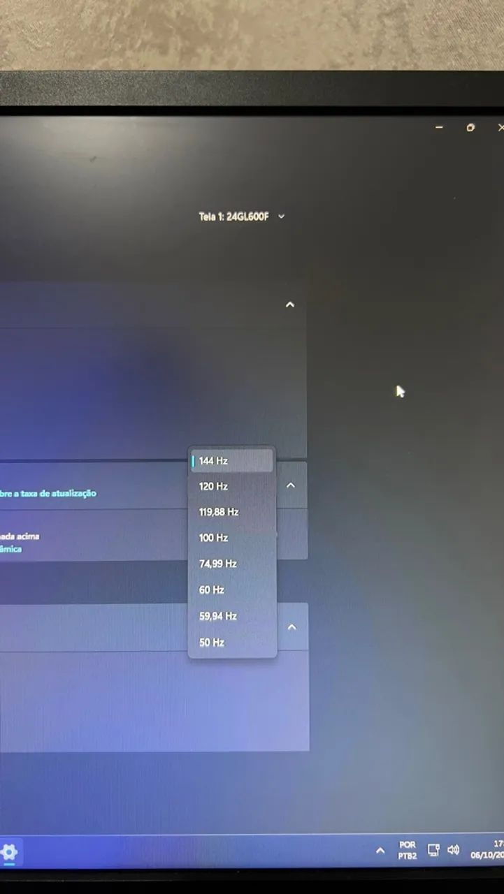 Monitor LG - 24 polegadas - 144hz - Foto 2