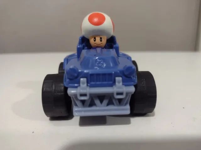 Boneco Carrinho Toad Mario Kart Mcdonalds 