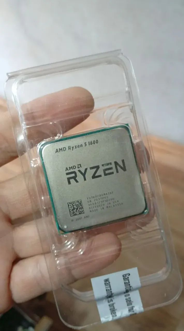 Ryzen 1600 Am4 Processador Funcionando perfeitamente