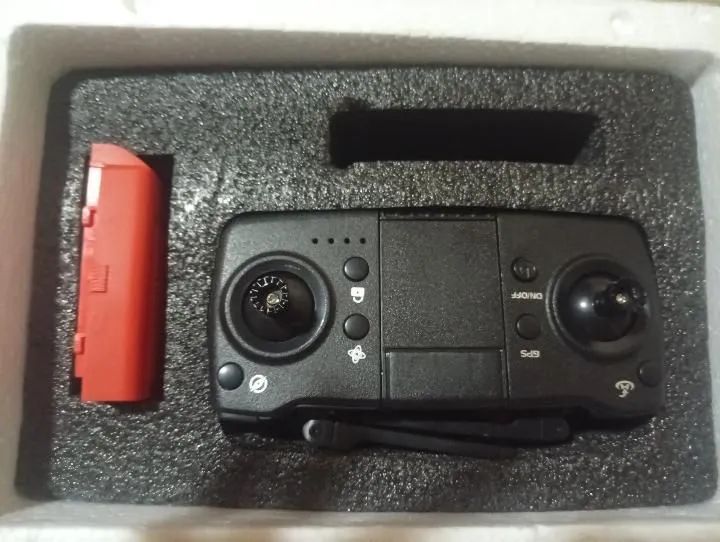 Mini droni dobrável laranja L900 - Foto 2