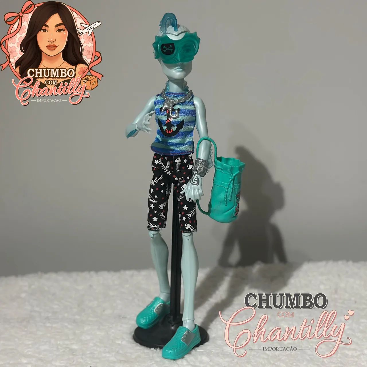 Boneca Monster High g1 Gil Shriekwrecked 