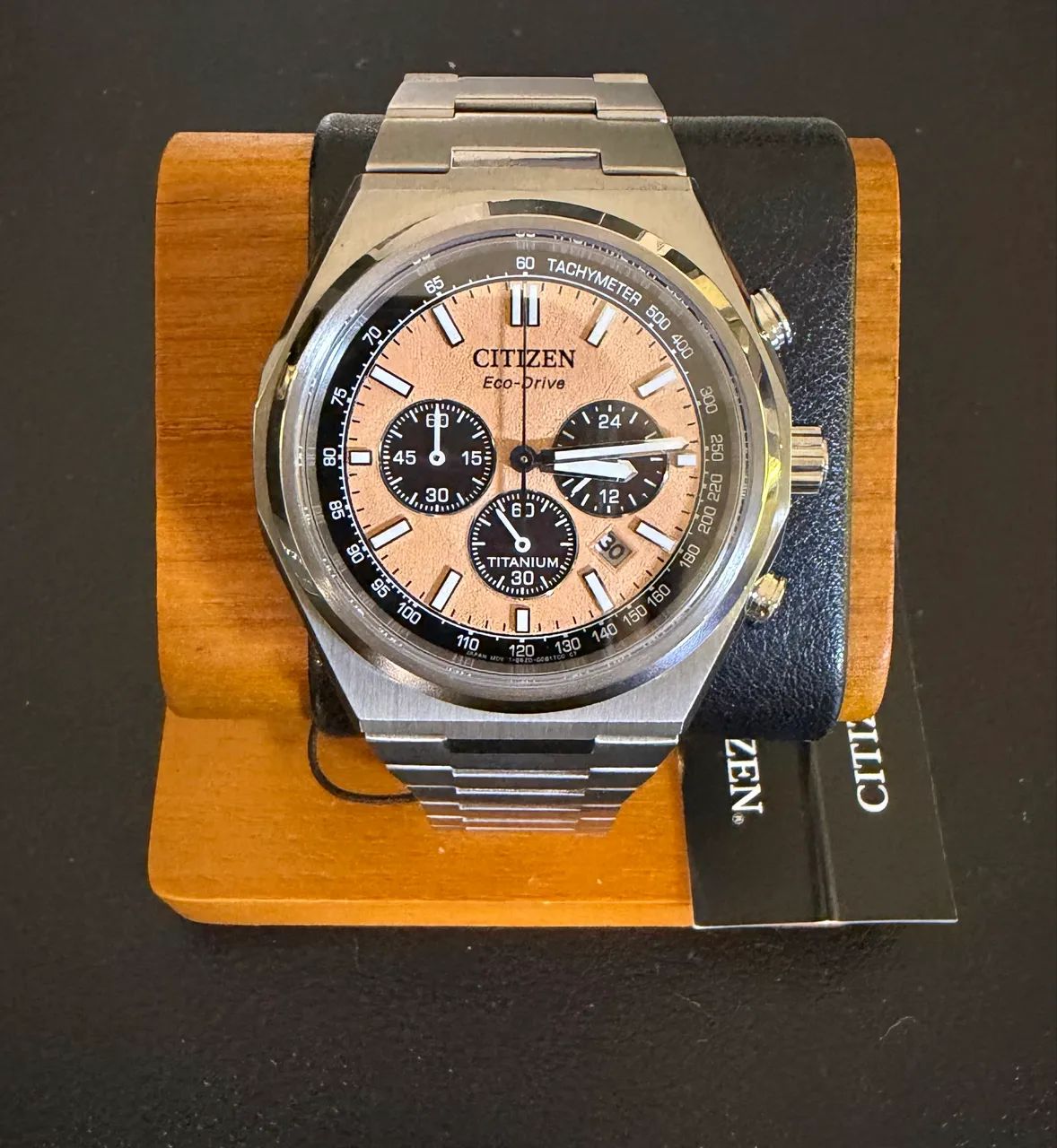 Relógio Citizen Zenshin Titanium Eco Drive Novo - Foto 3