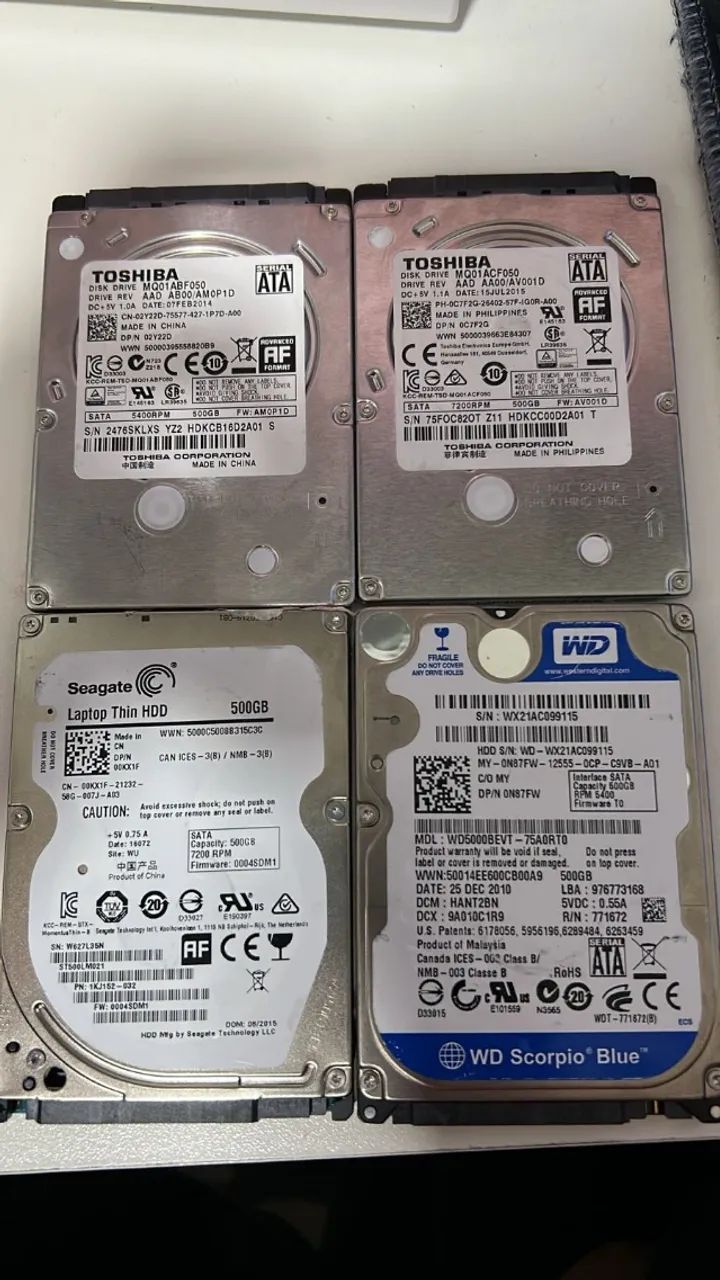 KIT DE HD DE 500GB - Armazenamento - Jardim Vitória, Embu das