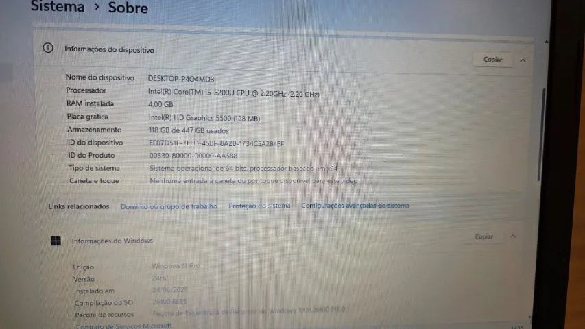 Notebook Dell Core i5 | 4GB RAM | HD 500GB | Windows 11 Pro - Foto 5