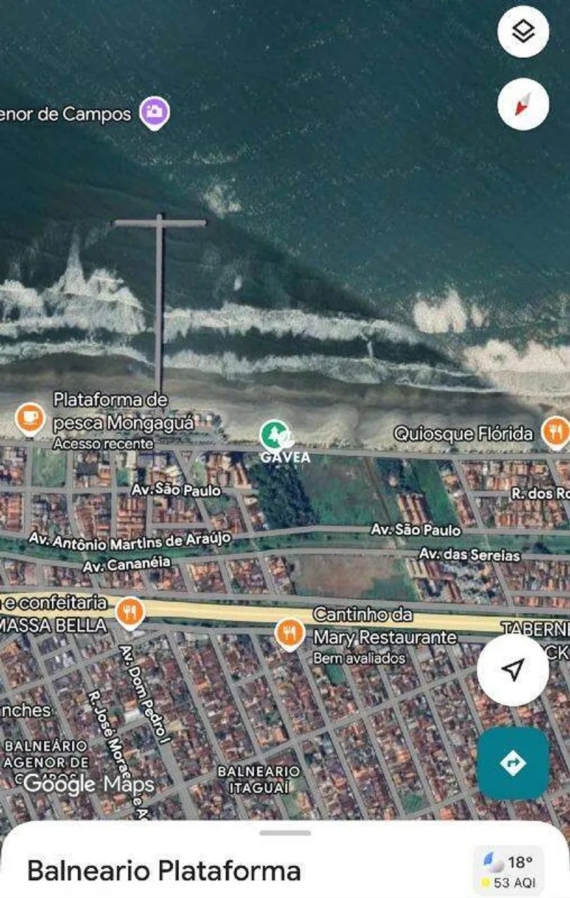 Terreno para aluguel no Centro em Mongaguá.