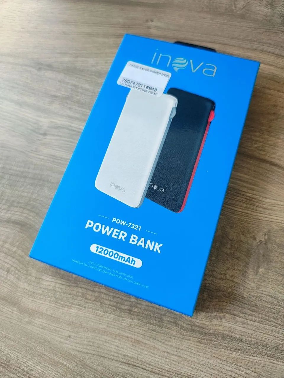 Power Bank Inova - 12000 mAh